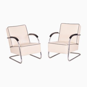 Set of Vintage Bauhaus Armchairs from Mücke Melder, 1930s