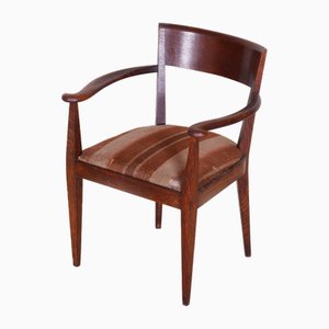 Vintage Art Deco Sessel aus Eiche, 1920er