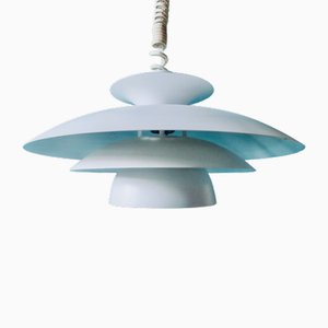 White Pendant Light from Nordisk Solar, Denmark, 1980s