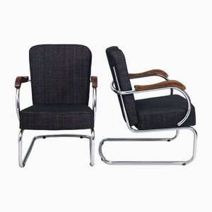 Set of Vintage Bauhaus Armchairs by Kovona, 1960s