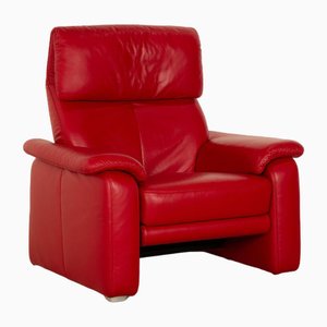 MR 2450 Leather Armchair in Red from Musterring