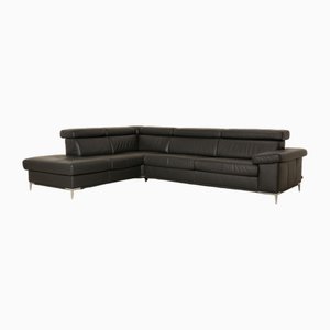 Tyra Leather Corner Sofa in Grey from Ewald Schillig