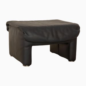 Leather Stool in Dark Blue from Koinor