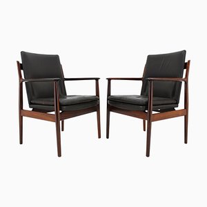 Set of Danish 431 Armchairs by Arne Vodder for Sibast Mobler, 1960s