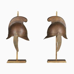 Lampes de Bureau du 20ème Siècle avec un Demi-Casque, Set de 2