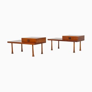 Mid-Century Modern Nachttische, 1960er, 2er Set