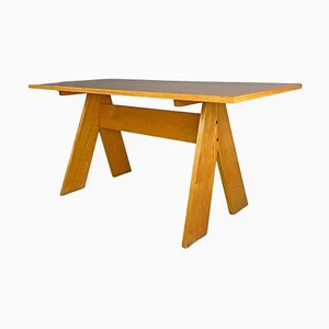 Italian Modern Wooden Dining Table attributed to Gigi Sabadin for Stilwood, 1970s