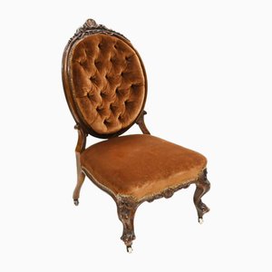 Chaise de Salon Victorienne pour Allaitement, 1860s