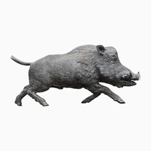 Bronze Boar Statue Celtic Hog Casting