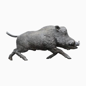 Bronze Wildschweinstatue Celtic Hog Casting