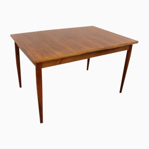 Mid-Century Rosewood Extendable Rectangular Dining Table Elster from Lübke