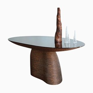 Stratum Saxum Bamboo Dining Table I by Dan De Wit