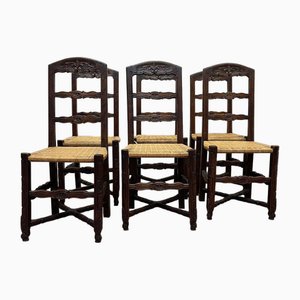 Antique Kitchen Chairs, Set of 6