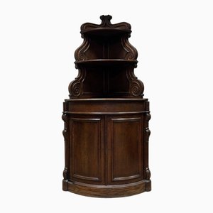 Antique Corner Cabinet in Oak