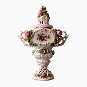 Small Vases with Ornate Floral Details