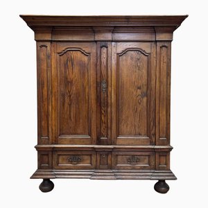 Credenza barocca antica in quercia, inizio XVIII secolo