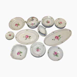 Meissen Porcelain Plates, 1930s, Set of 30