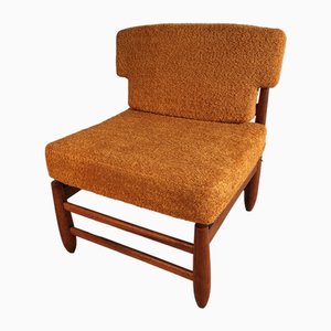 Vintage Sessel mit Gummizugstangen, 1950er