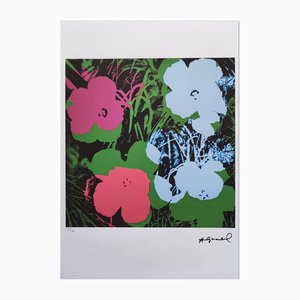 Andy Warhol, Fleurs, Lithographie, 1980s