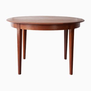 Ausziehbarer dänischer Mid-Century Esstisch aus Teak, 1960er