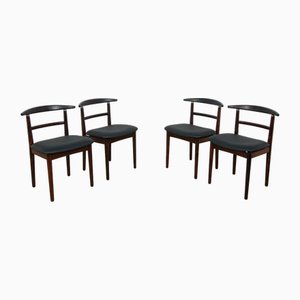 Rosewood Dining Chairs by Helge Sibast & Børge Rammerskov, Denmark, 1960s, Set of 4