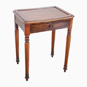 Small Antique Walnut Desk or Side Table