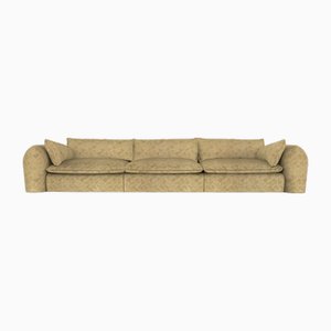 Modern Comfy Sofa in Linen Fabric by Collector