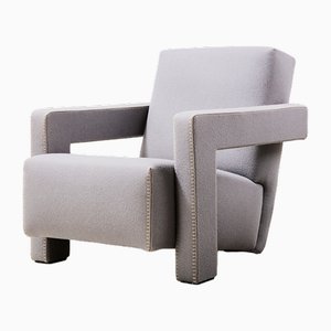 Utrecht Mode637 Lounge Chair by Gerrit Rietveld for Cassina, 1990s