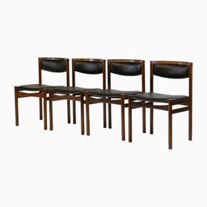 Mid-Century Danish Rosewood Dining Chairs from Sax, 1960s, Set of 4