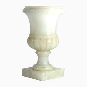 Lámpara de mesa italiana pequeña de mármol, años 70