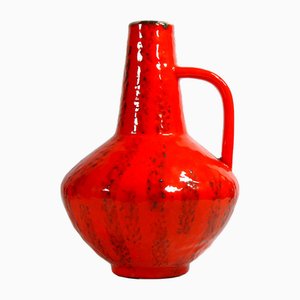 Brutalist Fat Lava Ceramic Vase by Gerda Heuckeroth for Carstens, 1960s