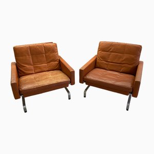 Sillones Pk31 de Poul Kjærholm. Juego de 2