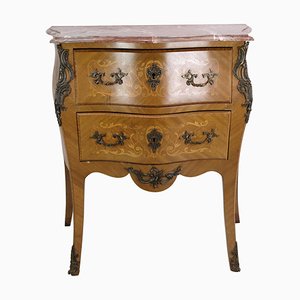 Commode en Noyer avec Plateau en Marbre, 1860s