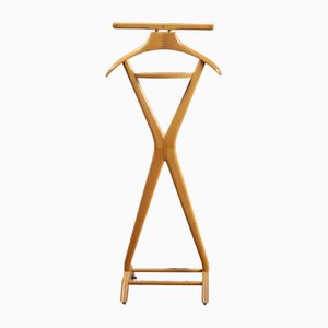 Light Wood Clothes Rack by Reguitti Brothers