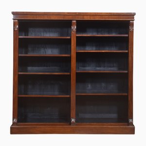 Large Mahogany Open Bookcase