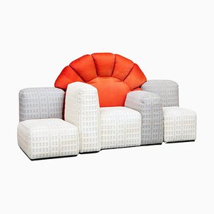 Italian Modern Tramonto Modular Sofa by Gaetano Pesce for Cassina, 1984, Set of 8