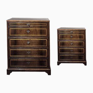 Standing Writing Cabinets, Early 19th Century, Set of 2