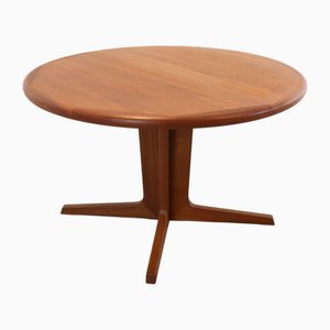 Round Rosewood Extendable Dining Table from Bernhard Pedersen & Søn, 1960s