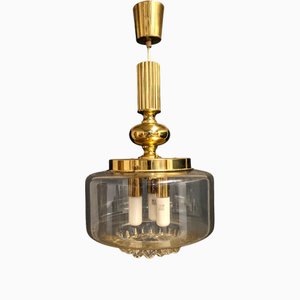 Brass Pendant Lamp, 1970s