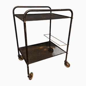 Rolling Trolley in Lacquered Metal, 1960s