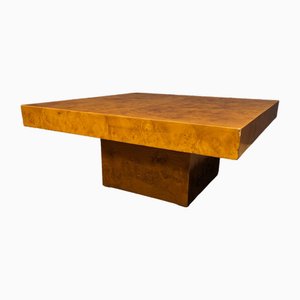 Tavolino da caffè vintage in legno