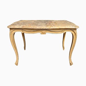 Louis XV Side Table with Marble Top