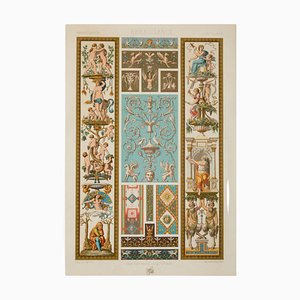 Albert-Charles-Auguste Racinet, Decorative Motifs: Renaissance, Lithograph, 19th Century