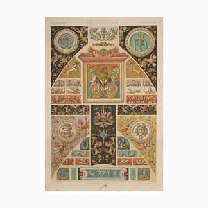 Albert-Charles-Auguste Racinet, Motivos decorativos: Renacimiento, Litografía, siglo XIX