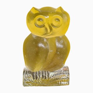 Glass Owl by Klaus Breit Wiesenthalhütte, 1970s