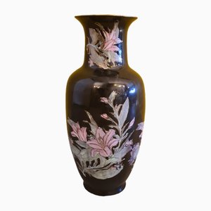 Vase Qianlong Nian Zhi en Porcelaine, Chine, 1950s