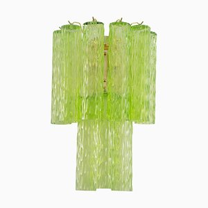 Large Wall Light in Green Murano Glass, 1990s