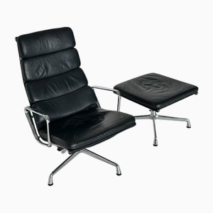 Sedia EA 222 Soft Pad di Charles & Ray Eames per Vitra