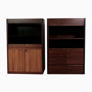 4D Sideboard by Angelo Mangiarotti for Molteni, 1960s, Set of 2