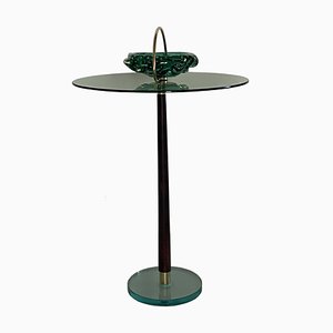 Mid-Century Gueridon in Exceptional Murano Green Glass by Barovier & Toso, 1971